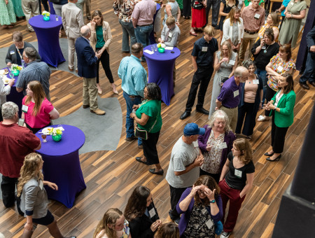 Attendees met 2023 Kansas 4-H State Project Award Winners at a reception-style event in the K-State Student Union on June 6.