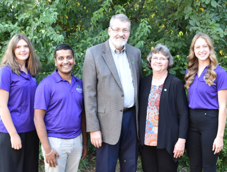 Channing, Sukesh, Daryl and Joyce Buchholz, and Jaden teamed up with the Kansas 4-H Foundation to launch the Accessibility Fund earlier this year. For every $5,000 raised, generous donors, Daryl and Joyce, will match every gift dollar for dollar up to the goal of $20,000! Channing, Sukesh and Jaden are members of Youth Council and also serve as the 2022 Youth Philanthropy Ambassadors.