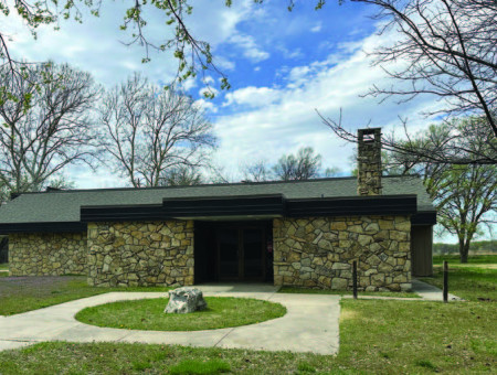 The building formerly known as the Wiedemann Dining Hall will be renovated as part of the Leadership Initiative at Rock Springs Ranch.